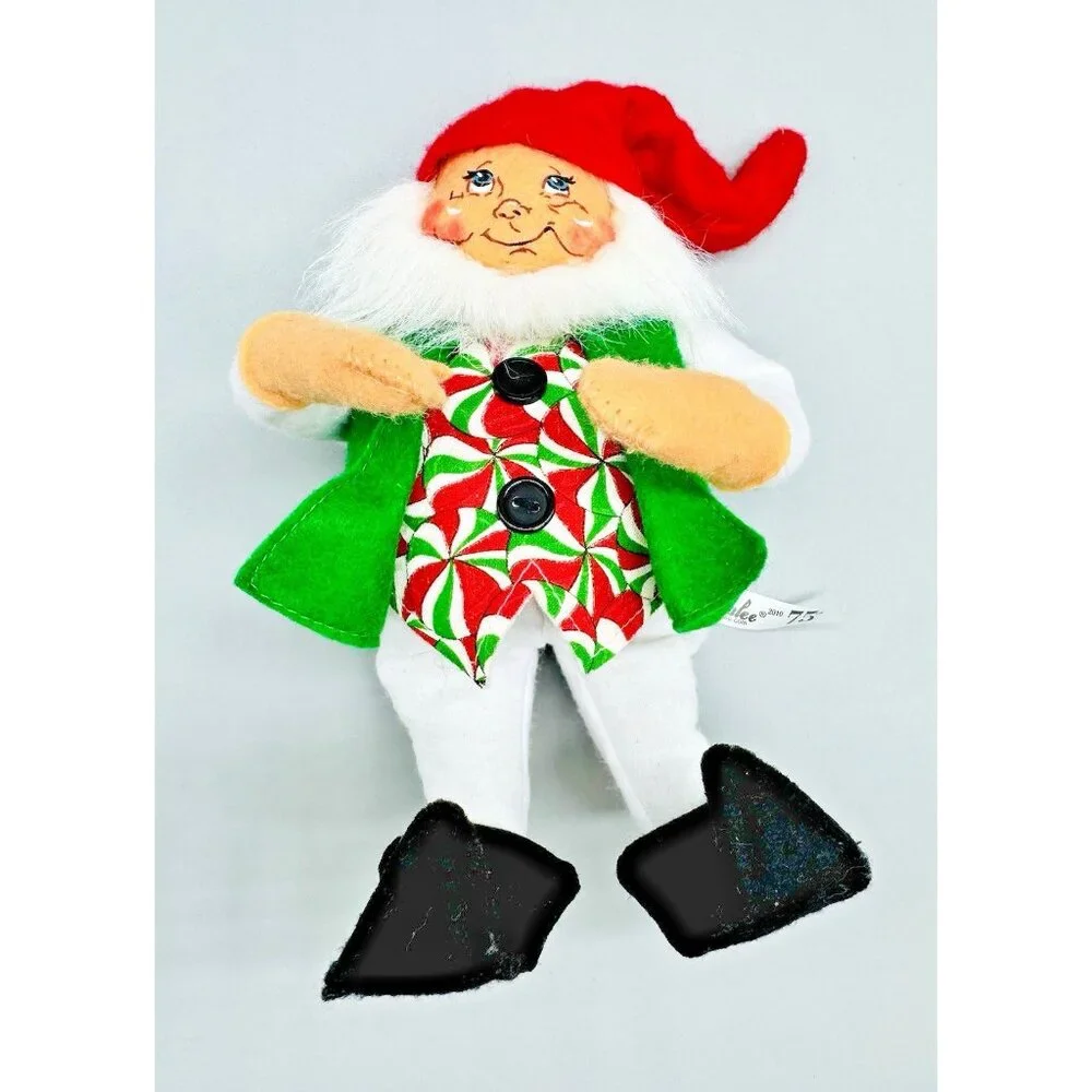 Annalee Christmas Starlight Mint Gnome Elf Mobilitee Doll 2010 5 inch‎ 75th